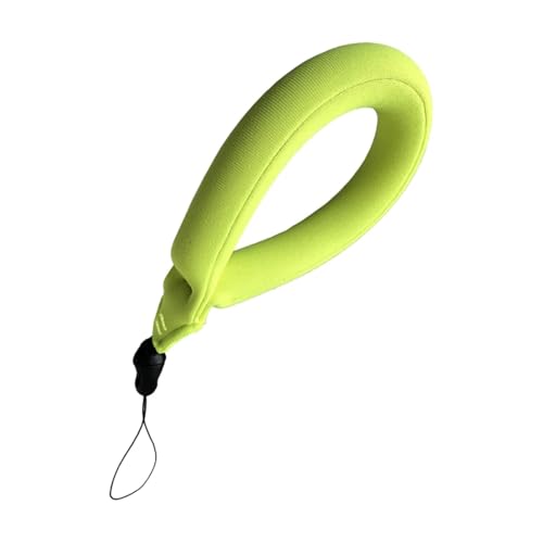 Dragonne flottante pour appareil photo et smartphone vert fluorescent
