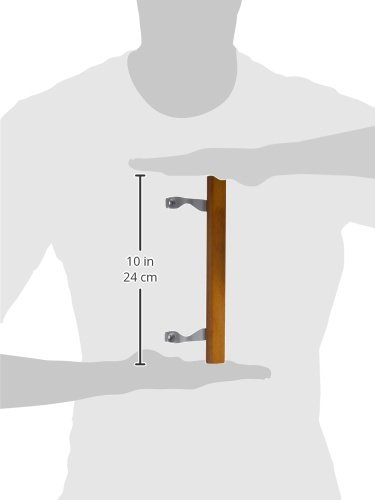 Miniatura 5 de Wright Products - Juego de manijas interiores de puerta corrediza de roble de repuesto, maderagris aluminio - Manija interna para puerta corredera