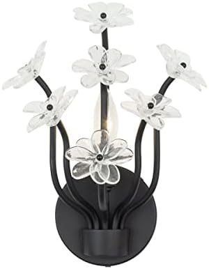 Varaluz Wildflower 1-Lt Sconce - Matte Black