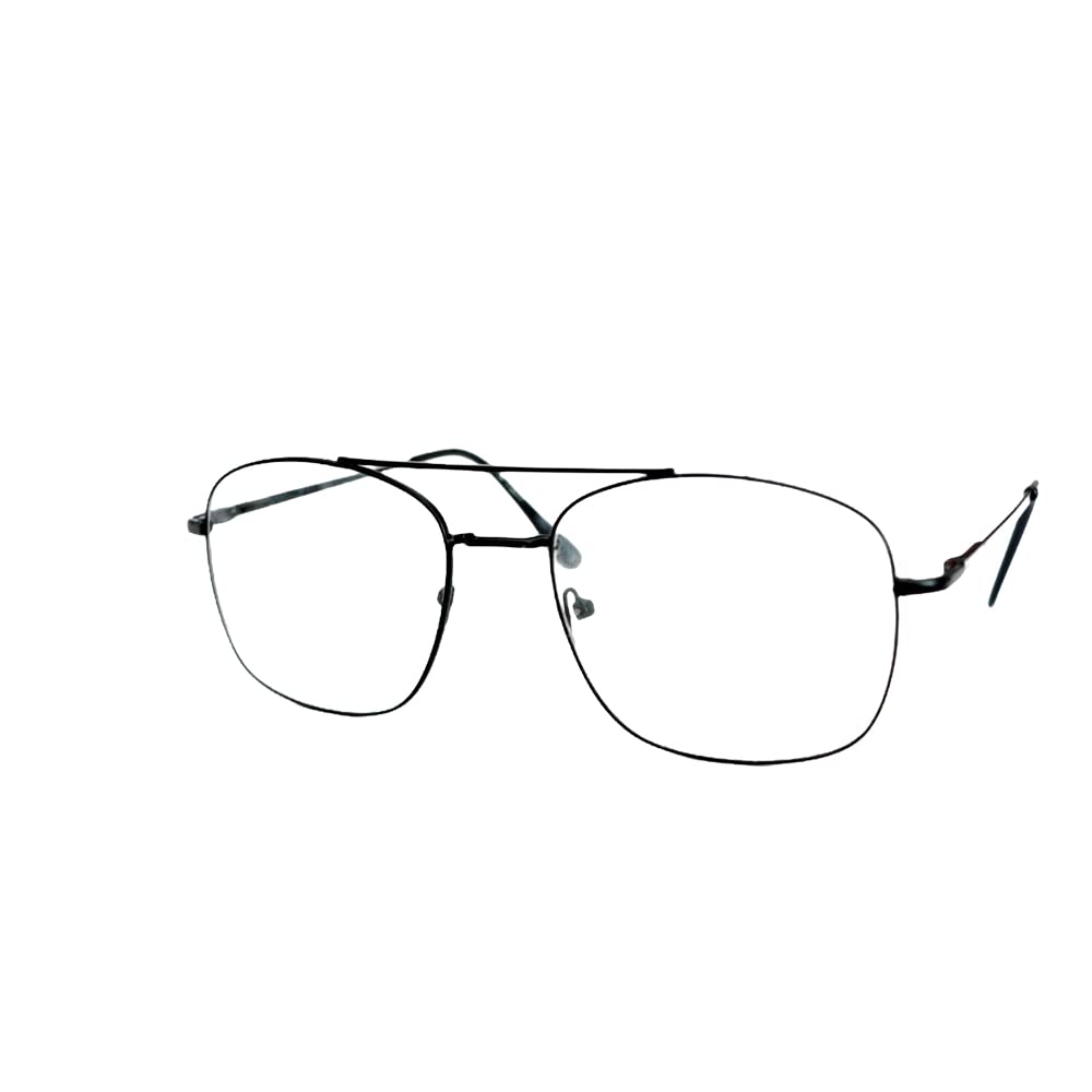 GenericSVO Unisex Metal Eyewear Frame (Black)