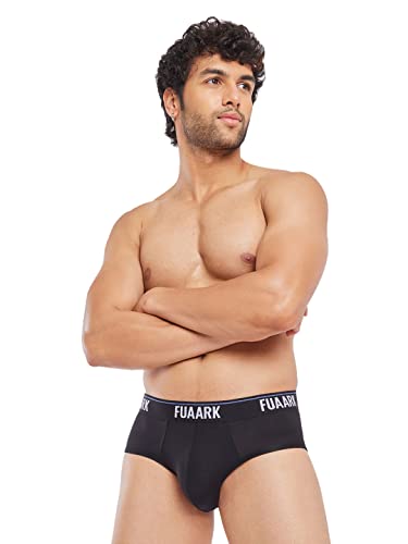 Image of FUAARK Men's Underwear Micro Modal Brief with Stretchy Fabric, Anti-Bacterial and Anti-Roll Waistband