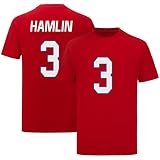 Damar Hamlin T-Shirt Red Kid Football Stitched T-Shirt