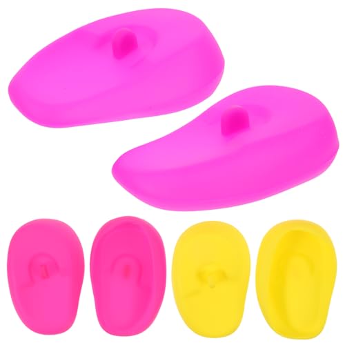 Mipcase 3 Gorro de Silicona para Teñir de para Coloración Perm y de Cabello Amarillo y para Salones y Casa