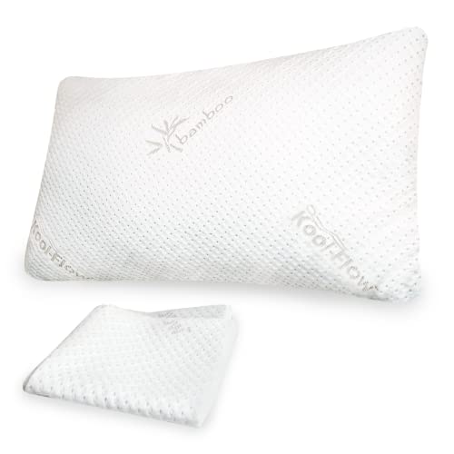 Snuggle-Pedic Original Memory Foam King Pillow with Zippered Pillow Cover