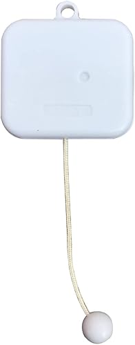 Miniatura 2 de Caja de música con cuerda de plástico blanco con movimiento musical Sankyo (opción de 60 melodías) (Canción de cuna de Brahm)