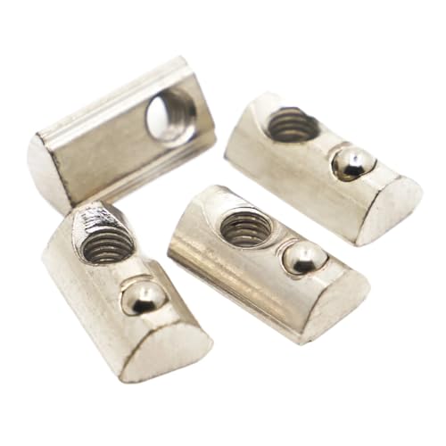 10���� T�X�v�����O�i�b�g M3 M4 M5 M6 M8 ���~�`�e���X�v�����O�i�b�g�u���b�N 2020 3030 4040 4545 �A���~�v���t�@�C���p(30s M6 10pcs)