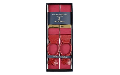 Image of Oliver Wicks Albert Thurston Suspenders for Men, Handmade in England, Premium Quality
