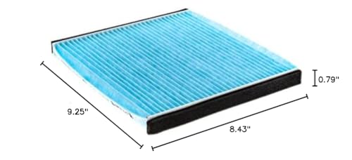 FRAM Automotive Replacement TrueAir Cabin Air Filter for Car Passenger Compartment Dual-Layered Filter (CV10138), 2 Pack