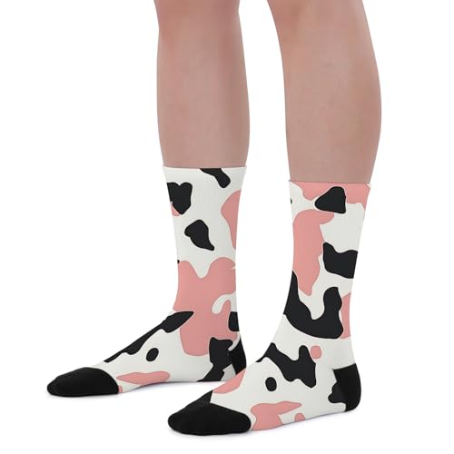 Unisex Novelty Artistic Geometric-Patterned Mid-Calf Socks3