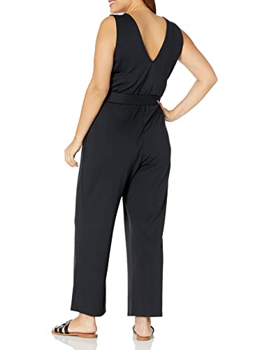 The Drop Women's @Caralynmirand Sleeveless Wrap Jumpsuit, Black, Xs #TOP4