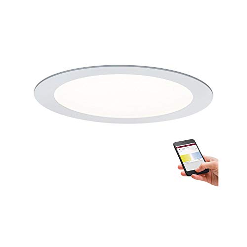 Preisvergleich Produktbild Paulmann Premium EBL Set SmartPanel tunW rund LED 2700 - 6500 Kelvin