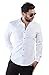 AZAR MAN Slim fit Wing tip White French Cuff Tuxedo Shirt Size Large 16