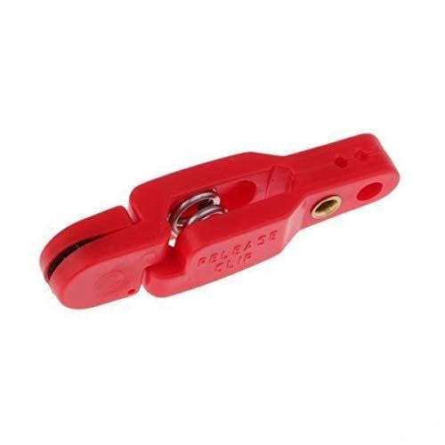 Clip de liberación de pesca downrigger con pin pad ajustable pack de 10 piezas rojo