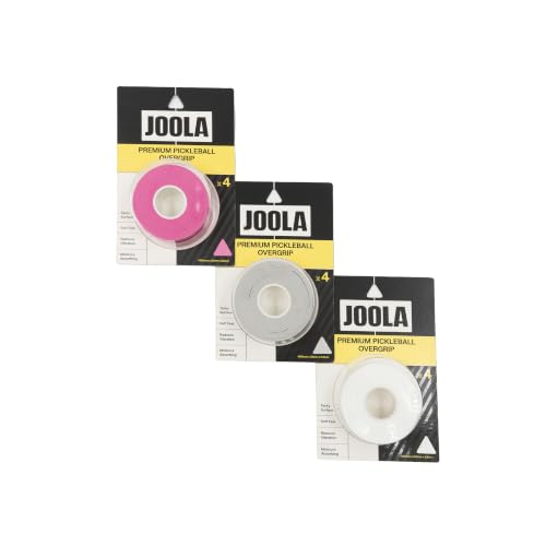 JOOLA Pickleball Overgrip - Tacky Feel Premium Synthetic Overgrips - Set of 4 - Pickleball Grip Tape for Any Brand Racket - Anti Slip Tape Fits Elongated, Standard & Skinny Handles - White - image 5