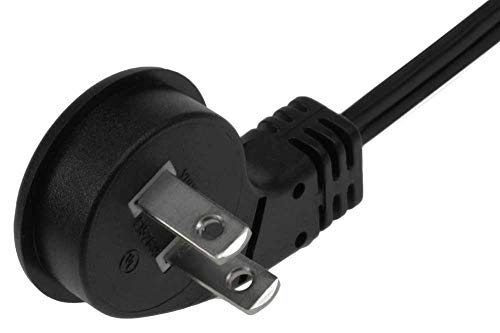 Sf Cable 10Ft 18 Awg 2-Slot Non-Polarized Power Cord (Iec320 C7 To Nema 1-15P) #TOP4