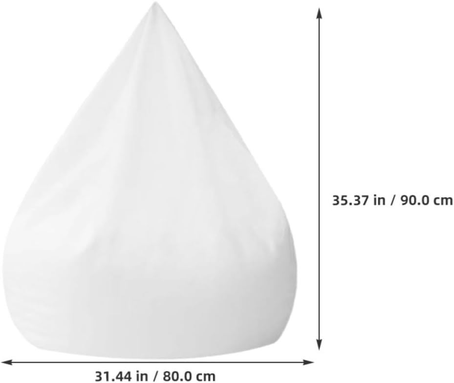SUPVOX Bean Bag Inner Liner Cover No Filling Gauze White