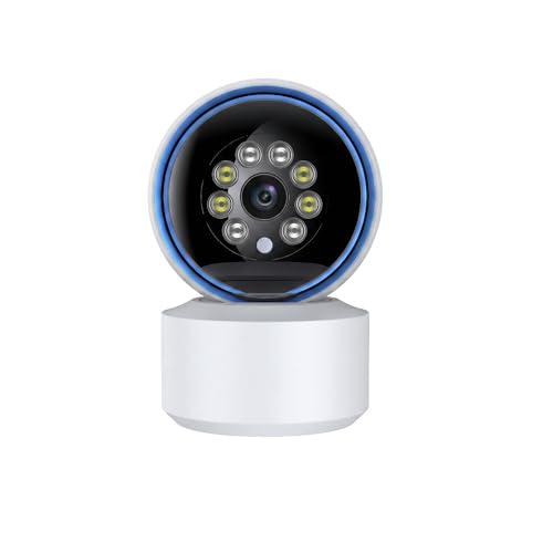 Rooxis 4K Indoor Security Camera Wireless 360° PTZ, Ultra HD WiFi Camera with AI Motion Tracking, Color Night Vision, 2-Way Audio, Home Security Camera, Smart Life App.