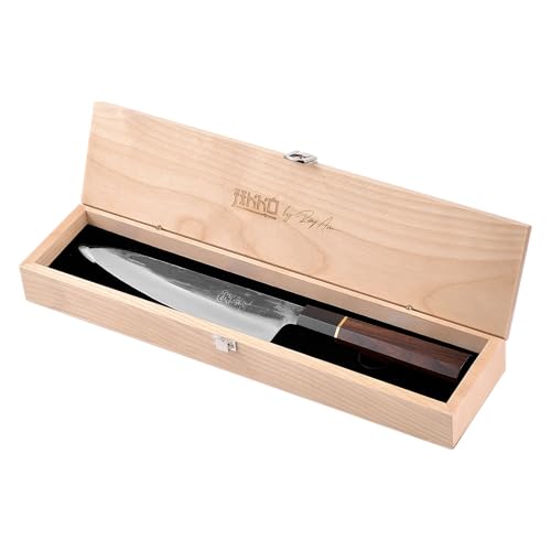 Jikko Japanese Chef Knife – 8.25" AUS-8 High Carbon Stainless