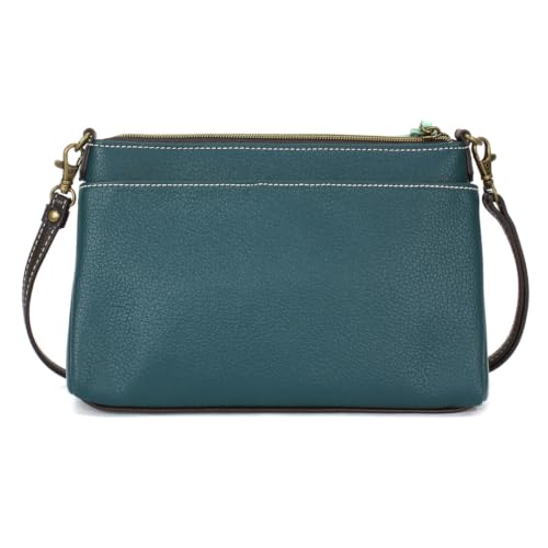 Image of CHALA RFID Protected Vegan Leather Deluxe Crossbody Bag with Adjustable Straps