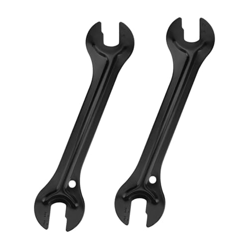 STARTIST 2 個入り 自転車ハブコーンレンチ、サイクリングスパナ、自転車ペダルコーンスパナ、アジャスターアクスルナット取り付けリムーバー修理取り外しツール