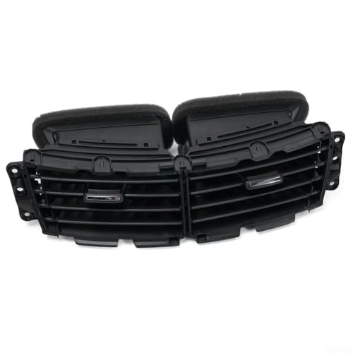 Besttoolifes Salida de aire acondicionado central para Hyundai para Accent para Solaris 2011-2017, plástico negro, reemplazo directo, fácil instalación, disipador de calor mejorado 974101R2004X