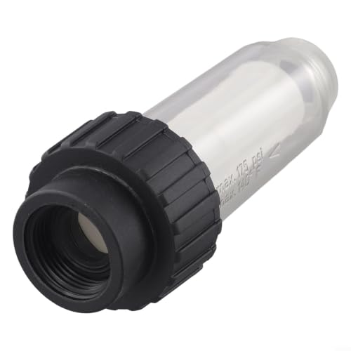 Besshepplo Filtro de agua para lavadoras de alta presión serie K2 175PSI G 3/4 pulgadas M entrada F salida pieza de repuesto de plástico compatible con equipos de limpieza al aire libre, transparente