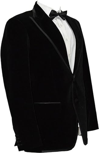 Men's Smoking Blazer Luxury Velvet Two Button Peak Lapel Black Party Wear Diner,Wedding,Evening,etc Jacket and Coat2