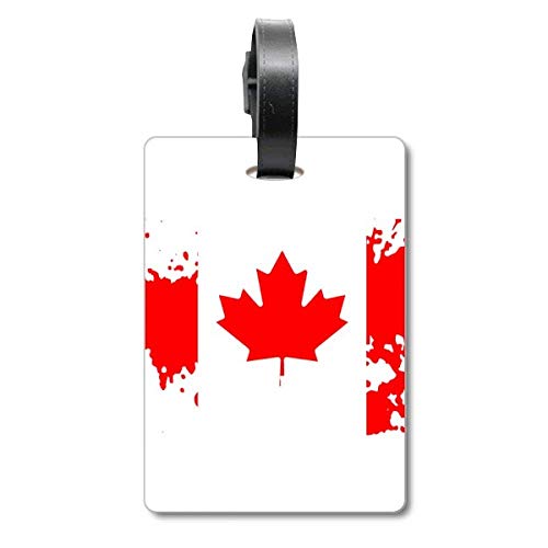 Étiquette de valise motif Canada feuille d'érable de qualité supérieure