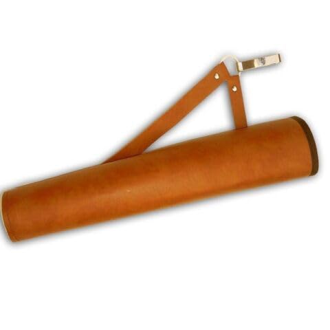 CarolUSA Archery, Hunting Indoor Outdoor Sports, Target Practicing,Textured Faux Leather Waist Belt,Hip Side Arrow Holder, Arrow Quiver,
