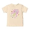 Girls T Shirts Age 9-10 Top - Back To School Boys Graphic Tops Comfortable Short Sleeve Tees For Kids Soft Casual Shirt Print Design (Beige 8-9 Years) #1