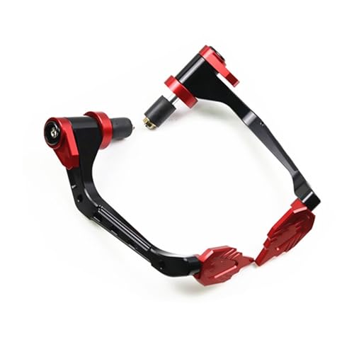 Protection mains moto rouge pour guidon CRF300L et Rallye