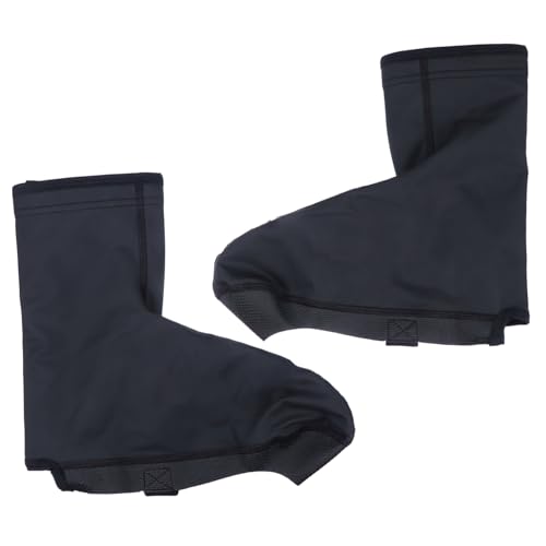 VICASKY 1Pair Thermal Bike Overshoes for Cycling Warm Riding Shoe Covers with Skid Design Convenient Zipper for for Mountain and Road Shoes