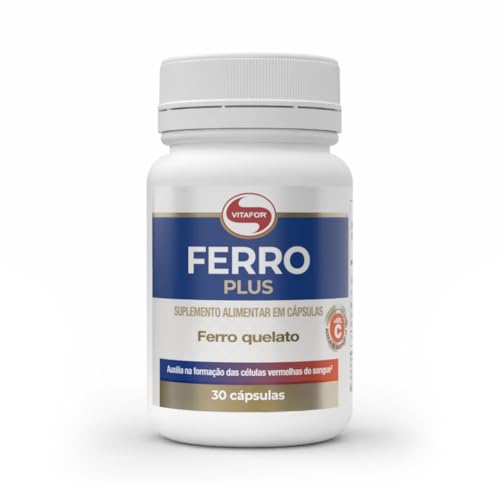 Ferro Quelato Plus Com Vitamina C Vitafor 30 Cps - Original