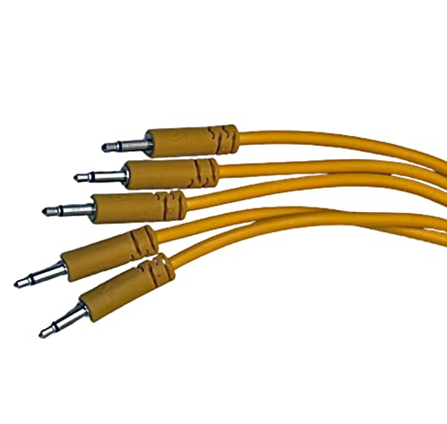 Câbles patch Eurorack Spaghetti 90 cm Luigis Modular Supply lot de 5 pour synthétiseur modulaire