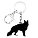 NEWEI Acryl-Hunde-Schlüsselanhänger, Schlüsselanhänger für Frauen, Mädchen, süße Hunde-Schlüsselanhänger, Gifs (Deutscher Schäferhund)