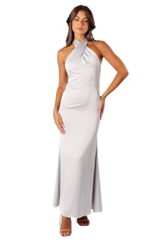 Image of Petal & Pup Women's Mila Halterneck Maxi Dress