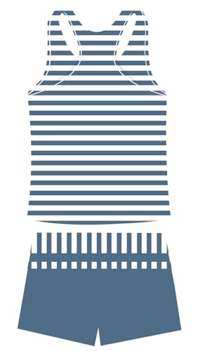 Image of UNIFACO Girls Size 14 Swimsuit Two Piece Tankini Bathing Suits Kids Fashion Swim Sets