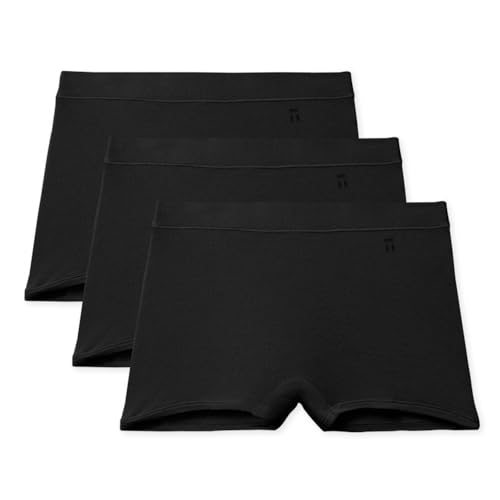 Tommy John Women's Underwear, Boyshort Panties, Second Skin Fabric, Full Coverage, Seamless Panties, 3-Pack