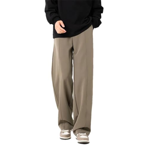 Men Suit Pants Society Pants Korean Casual Loose Wide Leg Pants Office Formal Trousers
