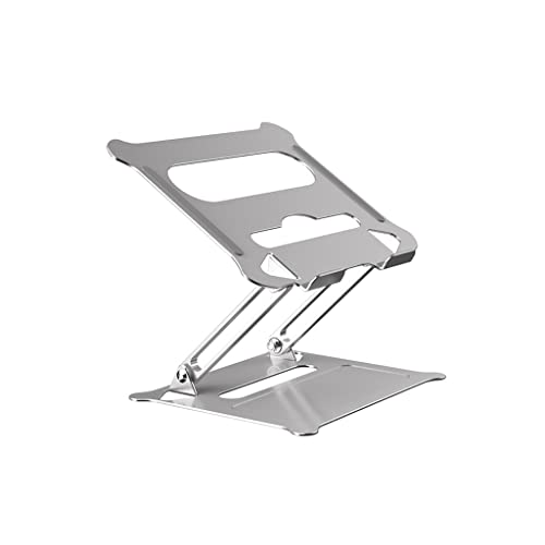 Soporte de elevación ajustable de aleación de aluminio premium para portátil plata 2