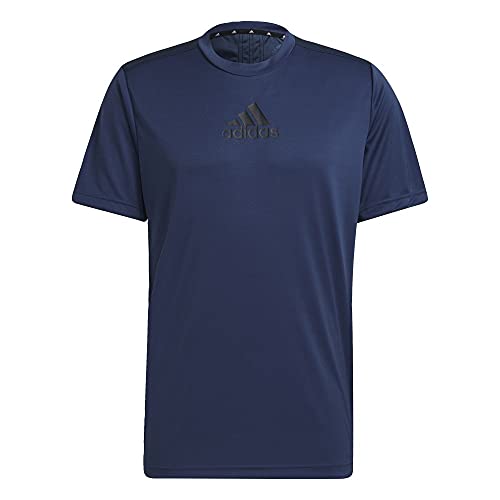 adidas Men's Primeblue Designed 2 Move 3-Stripes Tee