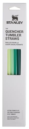 Image of Stanley Quencher Tumbler Straws | Reusable Replacement Straws for Tumbler with Handle | Stainless Steel Drinking Cup Accessory | BPA-Free