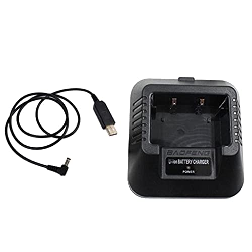 Image of LR Decor E-Shop USB Charger Adapter for for Baofeng 5R DM 5R BF F8+ BF F8 Ham Radios