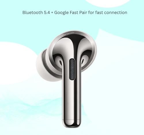 Image of Original for OnePlus Buds Pro 3 True Wireless Earbuds Built for Immersive Spatial Acoustics, Dynamic Bass Boost, Smart Noise Management, Rapid Pairing (White)