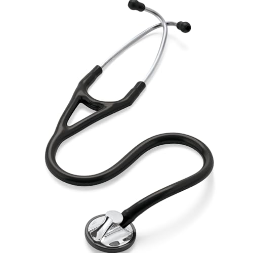 3M Littmann Master Cardiology Stethoscope, 2160, Stainless Steel Chestpiece, 27" Black Tube by Littmann - Image 2