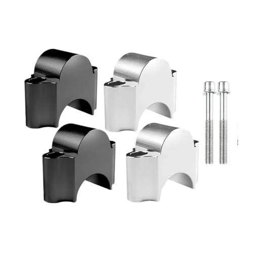Elevadores de manillar de moto universal de 22mm y 25mm con abrazadera de barra 2