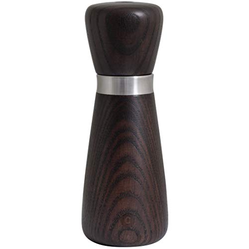 CrushGrind - the original ceramic mechanism CG0703652073 Kyoto 17 cm, castanho cinza com anel SS, madeira