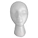 Female Styrofoam Mannequin Head Model - Wig/Hat Display Stand - Art Work Painting Novelty - Foam White by LIAMTU