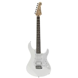 Yamaha Pacifica 012 Guitare Électrique White – Guitare électrique d’étude – 4/4 Guitare idéal débutant - Les Beatles, Paul McCartney, John Lennon, RIngo Starr, George Harrison