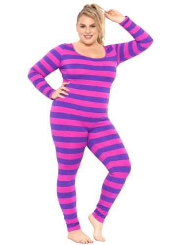 Image of STRETCH IS COMFORT Womens Plus Size Tank Unitard Athletic Rompers For Women
